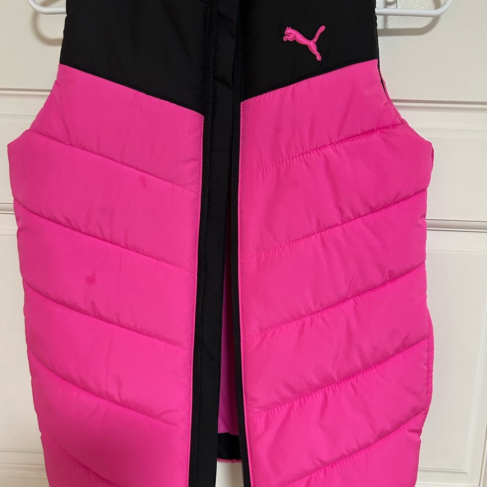 Puma Vibrant Pink and Black Vest